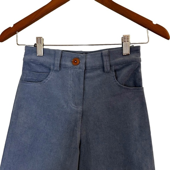 Smash + Tess NWT City Wide Leg Cordory Ankle Grazers in Pacific Blue size XXS - Picture 5 of 12